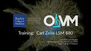 Training Carl Zeiss LSM 880 Confocal Microscope [upl. by Enimisaj]