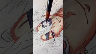 Uzui Tengen drawing demonslayer uzuitengen anime drawing watercolor animeart art shorts [upl. by Mimi103]