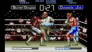 James Buster Douglas Knockout Boxing Sega Genesis [upl. by Goodson]