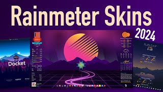 Top 10 Rainmeter Skins you should use in 2024 [upl. by Jemy862]