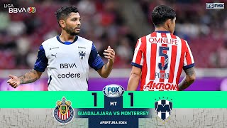 Chivas 11 Rayados  Jornada 10 Apertura 2024  Goles y resumen completo  liga mx [upl. by Ailalue]