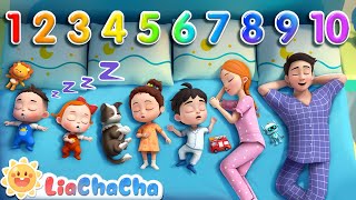 Ten in the Bed  LiaChaCha Nursery Rhymes amp Baby Songs [upl. by Alat]