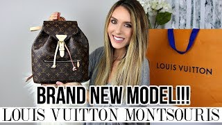 NEW MODEL LOUIS VUITTON MONTSOURIS BACKPACK  FIRST IMPRESSIONS amp MODSHOTS  Shea Whitney [upl. by Okechuku]