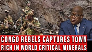 DR Congos M23 rebels captures Rubaya key smartphone mineral mining town [upl. by Dunn556]