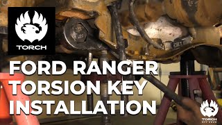 TORCH Off Road 3quot Front 2quot Front Lift Kit for 9811 Ford Ranger Torsion Key Installation Guide [upl. by Erroll]