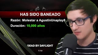 STREAMER ES BANEADO Y HACE PODCAST  Y ME BANEÓ AGUSTIN UNAPLAY [upl. by Anaile]