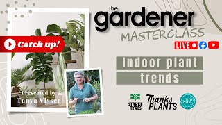 Indoor Plant Trends Masterclass with Tanya Visser [upl. by Brianne]