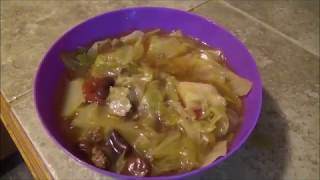 CABBAGE SOUP In The Slow Cooker [upl. by Nylassej41]