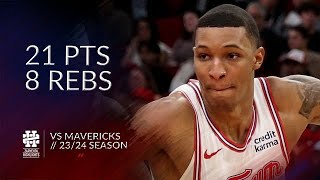 Jabari Smith Jr 21 pts 8 rebs vs Mavericks 2324 season [upl. by Upton]