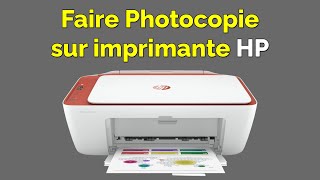 Comment faire une Photocopie avec une imprimante HP [upl. by Potter783]