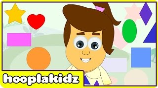 Preschool Activity  Learn About Shapes  HooplaKidz [upl. by Jillane269]