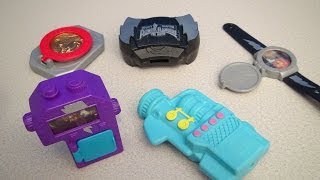 MIGHTY MORPHIN POWER RANGERS MOVIE MCDONALDS HAPPY MEAL TOYSET 1995 VIDEO REVIEW [upl. by Harrad]