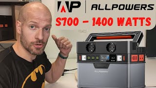 Power on the Go Allpowers S700 Power Station Review [upl. by Adamis30]