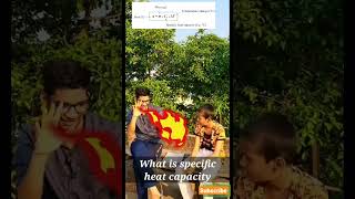 What is Specific Heat CapacityThermodynamics specificheatcapacity thermodynamics shorts [upl. by Eelinej]