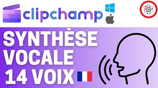 Synthèse Vocale 14 voix françaises disponibles sur ClipChamp [upl. by Eneroc]