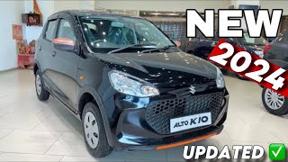 2024 ALTO K10 VXI PLUS TOP MODEL BLACK COLOUR  Maruti Suzuki Alto New Model Vxi  2024 [upl. by Nosreh]