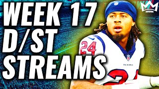 Week 17 Start Em Sit Em DST amp Streaming Defense Rankings  Fantasy Football 2023 [upl. by Oznerol]