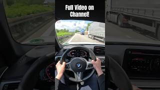 Daily Way to Work on German Autobahn  BMW G31 520d Touring Top Speed bmw topspeed driving [upl. by Anihsit]