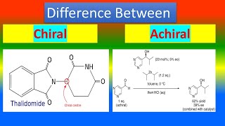 Difference between Chiral and Achiral [upl. by Furmark809]