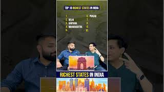 Top 10 Richest States in India  Richest and Poorest States in India  biggboss salmankhan mumbai [upl. by Susy]