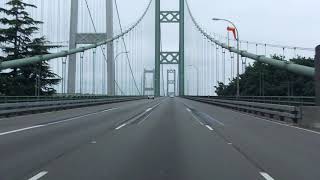 Tacoma Narrows Bridge westbound [upl. by Corkhill188]