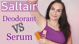 Do Natural Deodorants Work NEW Saltair AHA Serum RollOn vs Skincare Deodorant  Full Review [upl. by Ewens176]