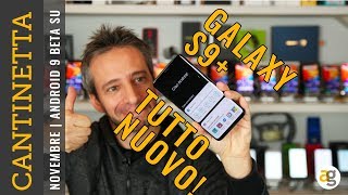 GALAXY S9 con ANDROID 9 PIE e NUOVA INTERFACCIA ONE UI CANTINETTA NOVEMBRE [upl. by Noah145]