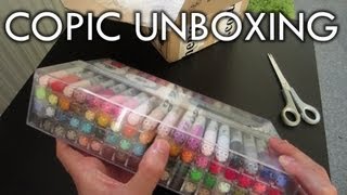 Copic Ciao 72 Set B Unboxing [upl. by Aihseken]