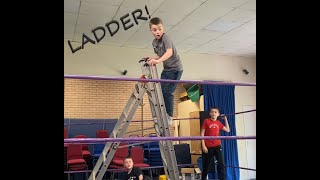 Kids Wrestling  Ladder Match Training [upl. by Kcered]