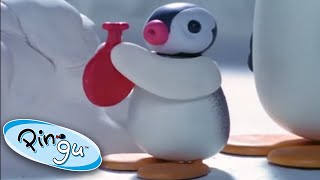 Pinga And The Red Balloon Pingu  Cartoons For Kids [upl. by Sabian]