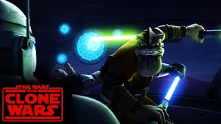 Pong Krell fights vs Clones and then is executed  Star Wars The Clone Wars Umbara Story Arc [upl. by Havot]