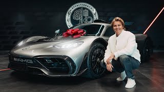 Picking up my F1 Engine Hypercar – AMG One  Nico Rosberg [upl. by Absa943]