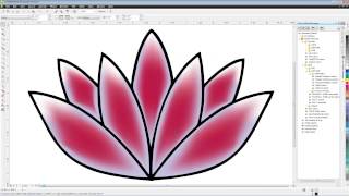 CorelDRAW Tutorial  Creating Advanced Gradients Using Mesh Fills [upl. by Naik]