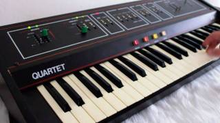 DEMO ARP QUARTET ANALOG SYNTHESIZER [upl. by Godrich794]