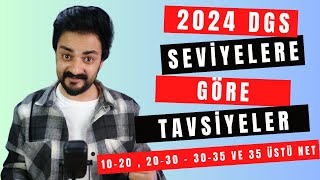 2024 DGS SEVİYELERE GÖRE NET ARTTIRMA TAVSİYELERİ [upl. by Angelica607]