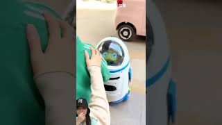 ROBOT PENARIK BECAK KURSI ⁉️BOCIL GANTIAN DUDUK 😱😍shorts funny dubbing [upl. by Nimsaj]