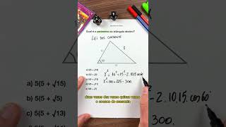 Lei dos cossenos matematica enem concursos [upl. by Koblick146]