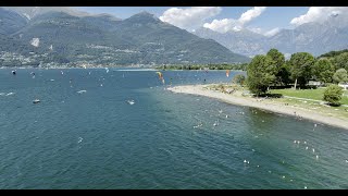 Spiaggia Ontano Colico Lombardia Italy Summer 2023 Landscape 5K Drone Mavic3 [upl. by Northrup]