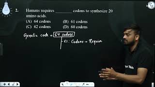 Humans requires  codons to synthesize 20 amino acids [upl. by Koerner]