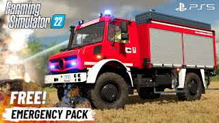 EMERGENCY PACK  Farming Simulator 22  PS5 Gameplay [upl. by Baras529]