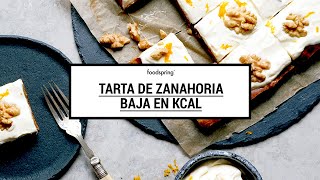 BAJA EN CALORÍAS  Receta de Tarta de Zanahoria [upl. by Muirhead418]