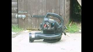 McCulloch BVM 240 petrol BlowerVac Startup [upl. by Storm559]