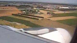 Air France Airbus A320  Approach and landing in Montpellier MPL [upl. by Nimrac]