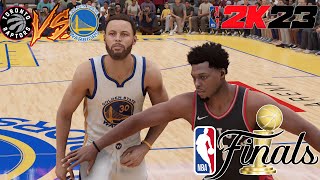 NBA2K23 NBA Finals 1819 Raptors Vs 1617 Warriors Game 3 PS5 GamePlay [upl. by Nelson]