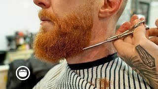 How to Trim Fade and Maintain a Square Beard [upl. by Edee]