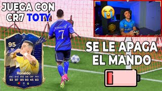 DjMaRiiO PIERDE PORQUE se le APAGA el MANDO con CRISTIANO RONALDO TOTY  Lloros y Enfados FC 24 [upl. by Shannen]