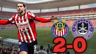 Chivas 🆚 Mazatlán 2  0 el vaquero está en su mejor momento reaccionando desde el estadio akron🐏⚓🇫🇷 [upl. by Edea]