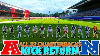 32 TEAM KICK RETURN TOURNAMENT QBs MADDEN 22 Who Will Win it All [upl. by Yatnahs11]