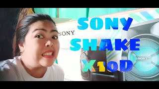 Sony shake x10D Unboxing and testing😊😊😊 [upl. by Derman]