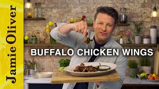 Buffalo Style Chicken Wings  Jamie Oliver [upl. by Tooley]